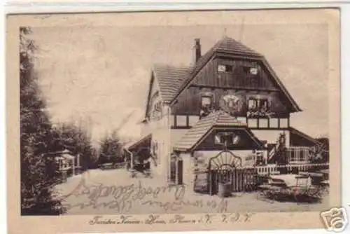 17566 Ak Plauen i.V. Turisten Vereins Haus 1921