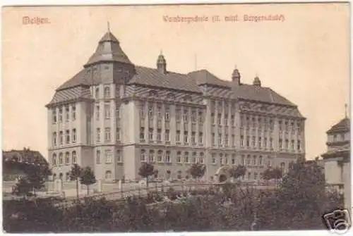 18431 Ak Meißen Weinbergschule 1913