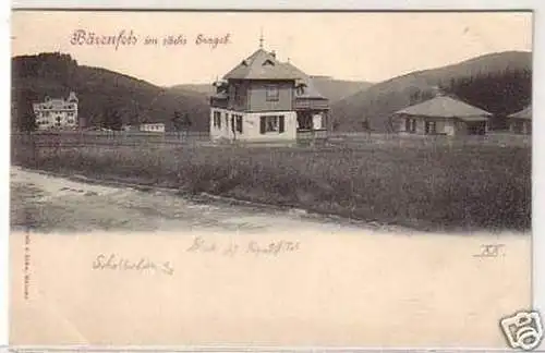 15164 Ak Bärenstein in Erzgebirge Totalansicht um 1910