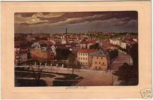 16178 Ak Limbach in Sachsen Totalansicht um 1920