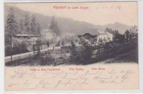 13309 Ak Kipsdorf im sächs Erzgebirge Hotel, Bad Fürstenhof, Villa Emmy u. Marie