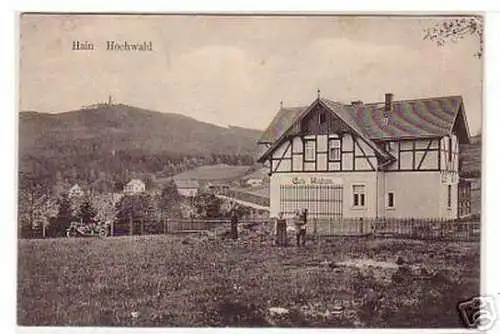 13588 Ak Hain im Hochwald Café Waldheim um 1910