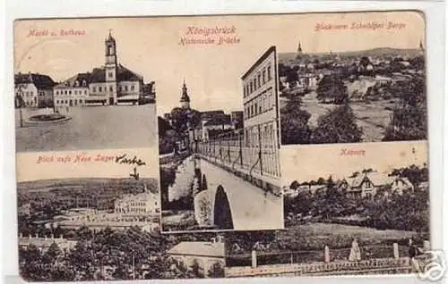 09908 Mehrbild Ak Königsbrück Käbnitz usw. 1914