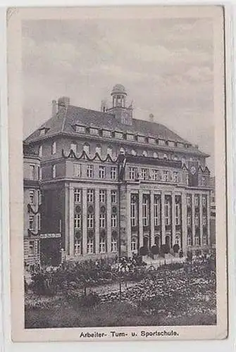 65976 Ak Arbeiter-Turn- und Sport-Schule Leipzig um 1930