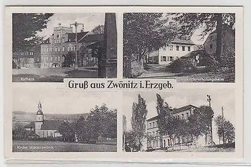 63739 Mehrbild Ak Gruß aus Zwönitz i. Erzgeb. 1963