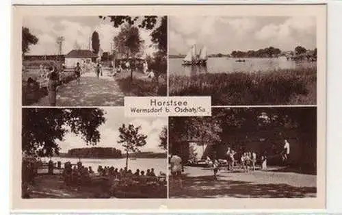 60436 Mehrbild Ak Wermsdorf bei Oschatz Horstsee 1959