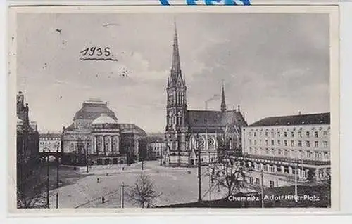 54737 Ak Chemnitz Stadtansicht 1935