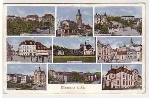 39200 Mehrbild Ak Meerane in Sachsen 1911