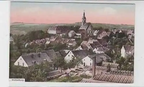 38718 Ak Wechselburg Totalansicht 1918