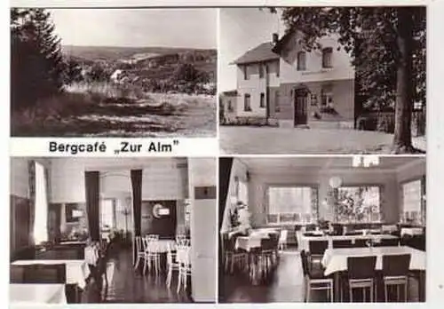 38377 Mehrbild Ak Bad Elster Bergcafé "Zur Alm" 1980