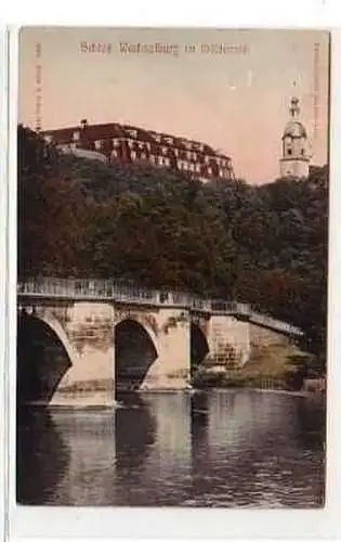 38550 Ak Schloß Wechselburg im Muldentale 1908