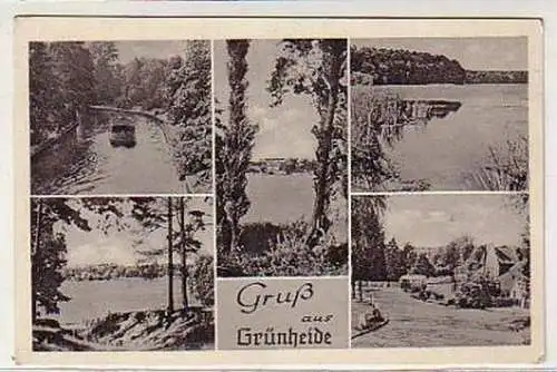 37429 Mehrbild Ak Gruss aus Grünheide 1968