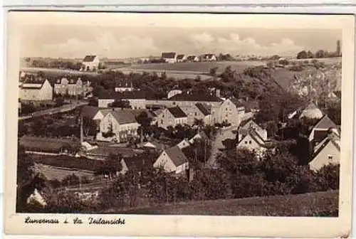 37730 Ak Lunzenau in Sachsen Teilansicht 1954