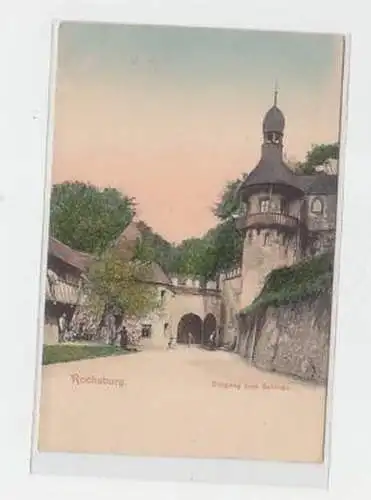 36766 Ak Rochsburg Eingang zum Schloss um 1900