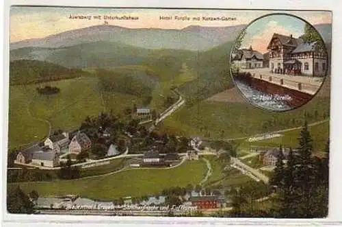 36323 Ak Blauenthal Hotel Forelle mit Konzertgarten1909