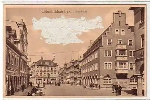 36469 Ak Crimmitschau in Sachsen Thiemestraße um 1930