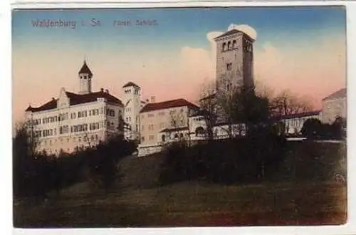 36196 Ak Waldenburg in Sa. fürstliches Schloß um 1910