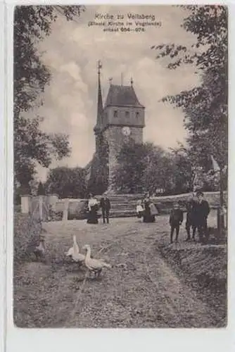 36150 Ak Kirche zu Veitsberg im Vogtland um 1910