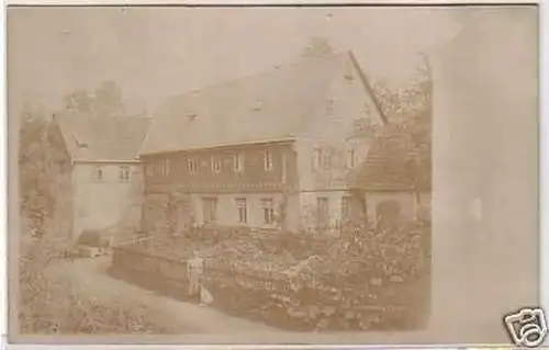 30370 Foto Ak Hermsdorf bei Mittweida Dorfansicht 1920