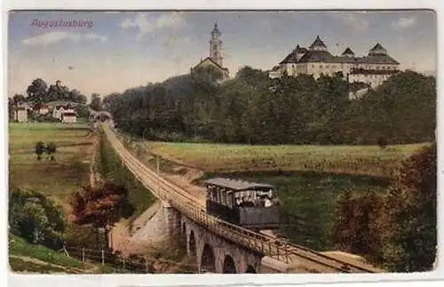 31861 Ak Drahtseilbahn Augustusburg um 1910