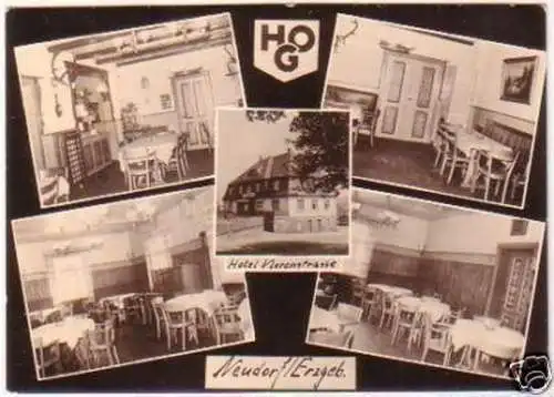 29770 Ak Neudorf Erzgeb. HOG Hotel "Vierenstrasse" 1962