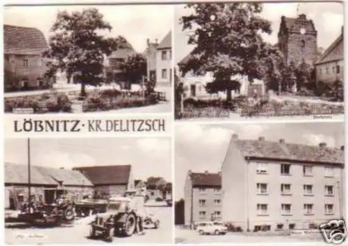 29855 Mehrbild Ak Löbnitz Kreis Delitzsch 1972