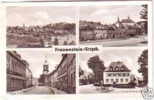 28976 Mehrbild-Ak Frauenstein / Erzgeb. 1959