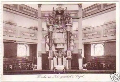 27890 Ak Kirche zu Klingenthal im Vogtland um 1930