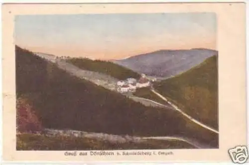 27697 Ak Gruß aus Dönschten bei Schmiedeberg um 1915