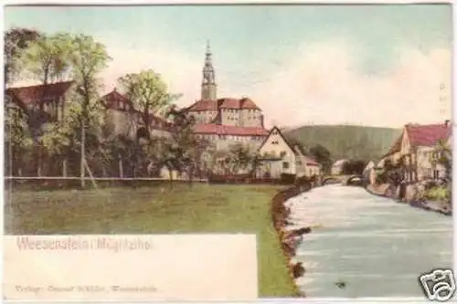 27381 Ak Weesenstein im Müglitzthal 1907