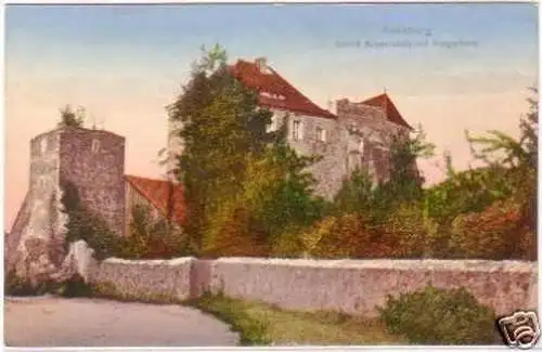 27141 Ak Radeberg Schloß Klippenstein mit Hungerturm