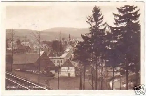 27215 Ak Neudorf i.E. mit Fichtelberg 1929