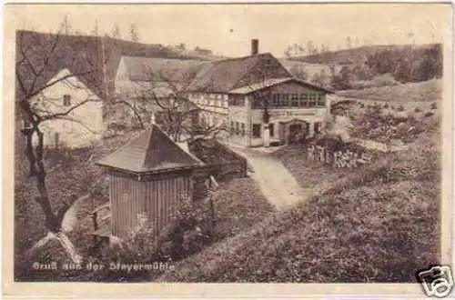 27127 Ak Gruß aus der Steyermühle bei Hainichen um 1910