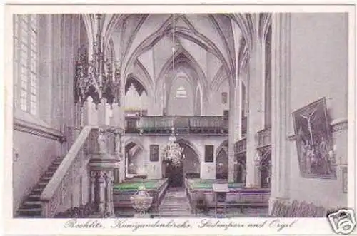 26239 Ak Rochlitz Kunigundenkirche um 1930