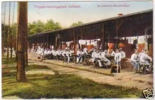 26319 Ak Truppen-Übungsplatz Zeithain Infanterie 1914