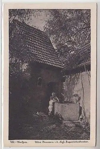 25764 Ak Alt-Meißen alter Brunnen Heimatschutzpostkarte Folge 34 Nr. 5 um 1930