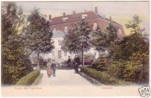 24897 Ak Gruss aus Herrnhut Marktplatz um 1910