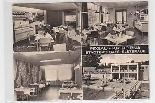 24153 Ak Pegau Stadtbad Café Elsteraue 1970