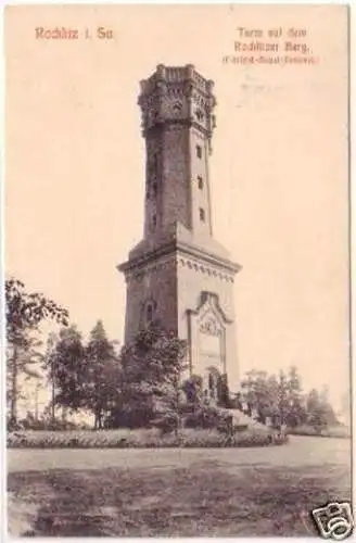 24433 Ak Rochlitz Friedrich August Denkmal 1912