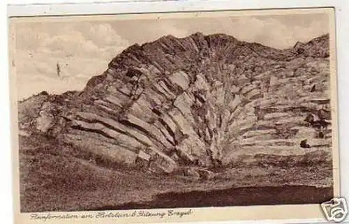 21729 Ak Steinformation am Hirtstein bei Satzung 1934
