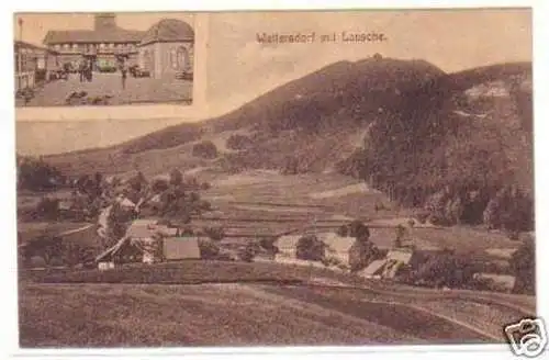 20951 Ak Waltersdorf mit Lausche 1919