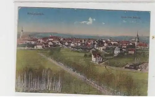 18709 Feldpost Ak Königsbrück Blick vom Auberg 1918