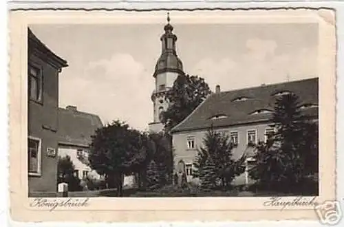 17401 Feldpost Ak Königsbrück Hauptkirche 1939