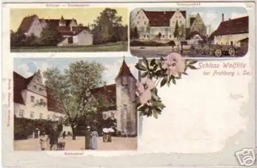 18164 Mehrbild Ak Schloß Wolftitz bei Frohburg 1905