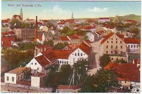 16062 AK Blick auf Kamenz in Sachsen 1917