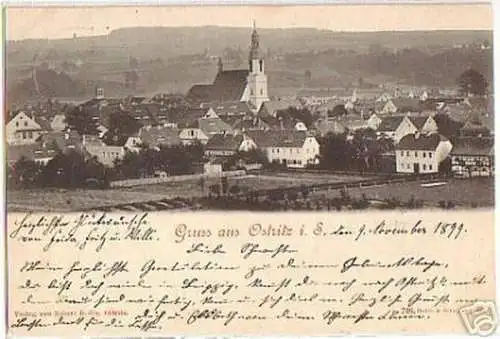 16120 AK Gruß aus Ostritz in Sachsen, 1903