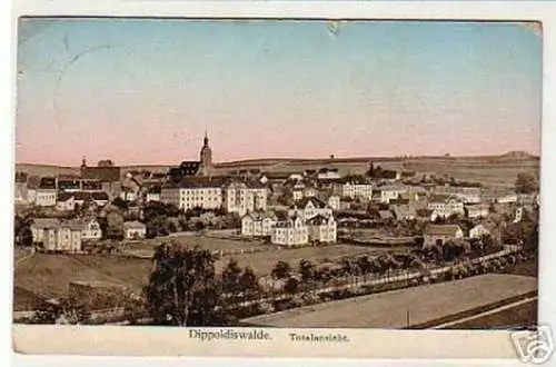 15113 Ak Dippoldiswalde i. Sachsen Totalansicht 1911