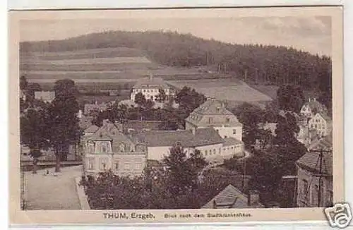 13966 Ak Thum im Erzgebirge Stadtkrankenhaus um 1920