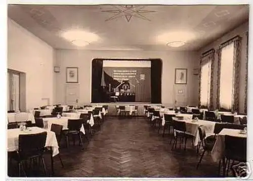 11906 Ak Saalburg FDGB Ferienheim Speisesaal 1962