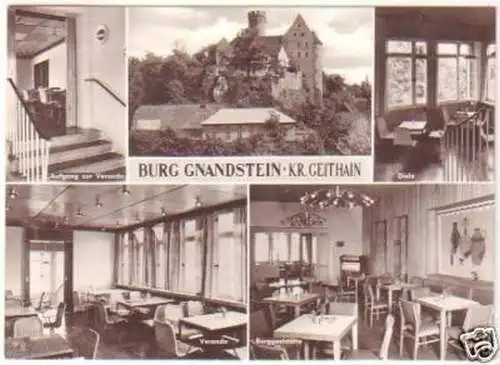 12943 Mehrbild Ak Burg Gnandstein Kreis Geithain 1967